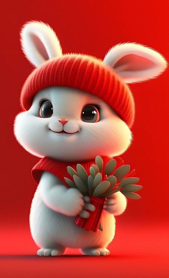 con thỏ chibi cực cute