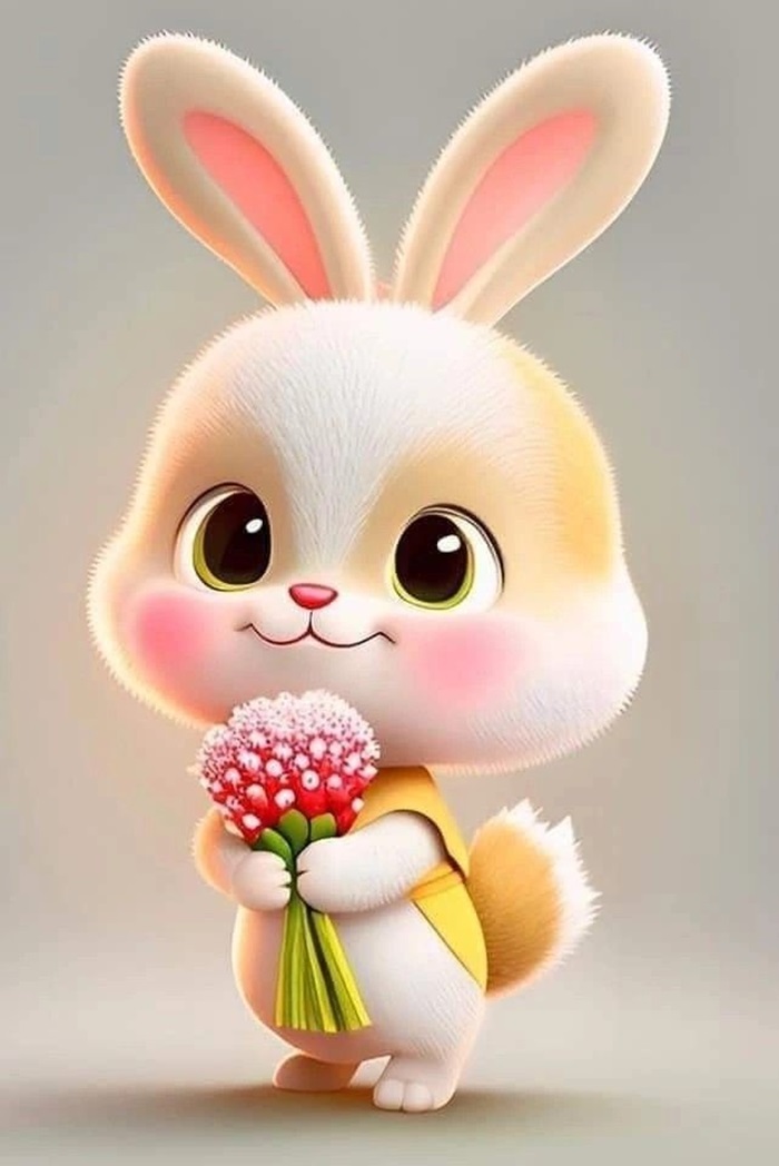 con thỏ chibi cực đẹp