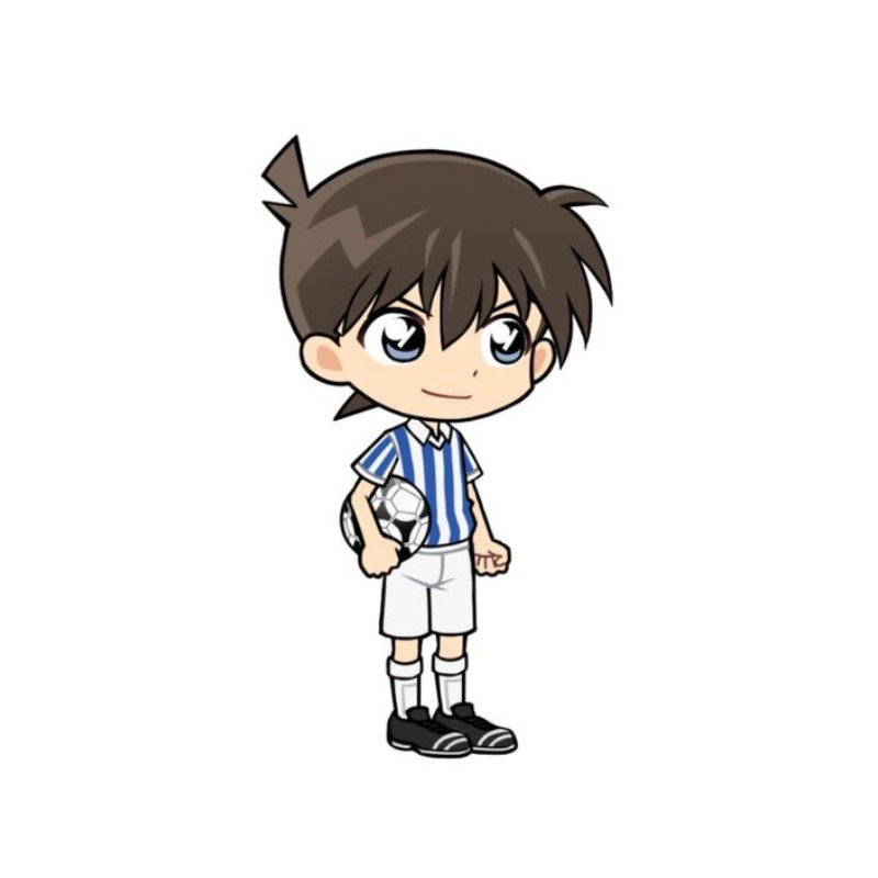 conan chibi đá bóng