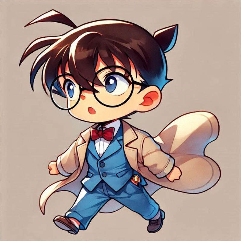 conan chibi đáng yêu