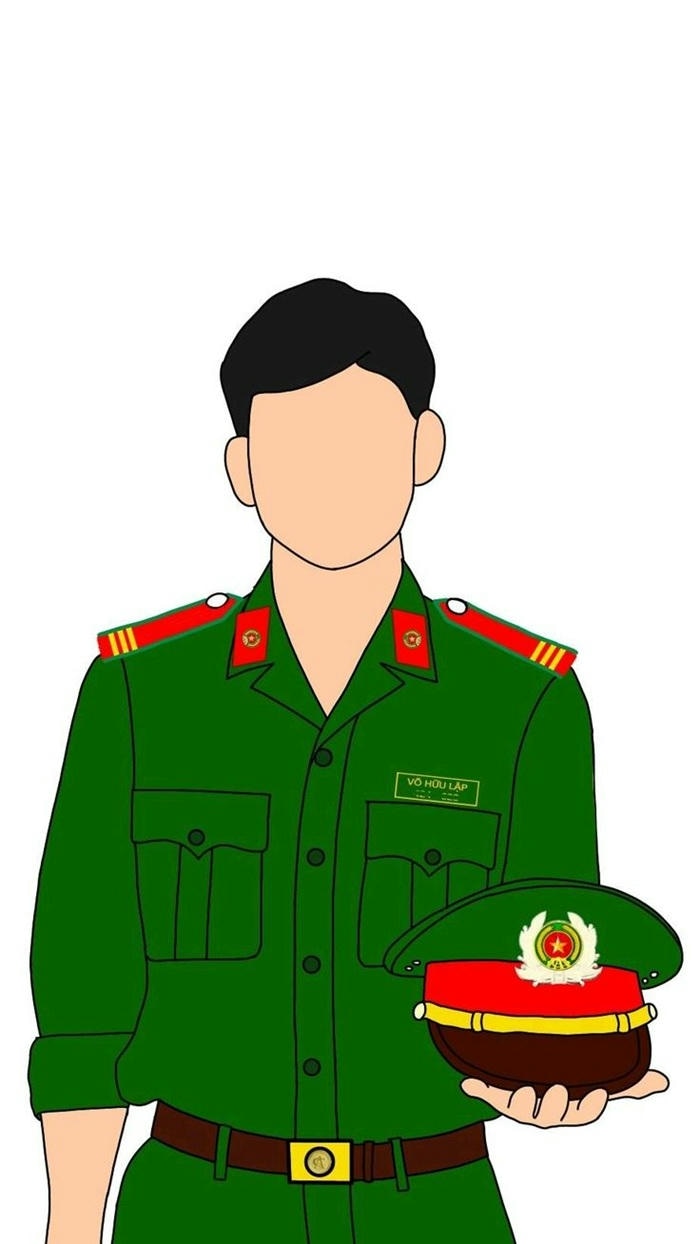 công an chibi cực ngầu