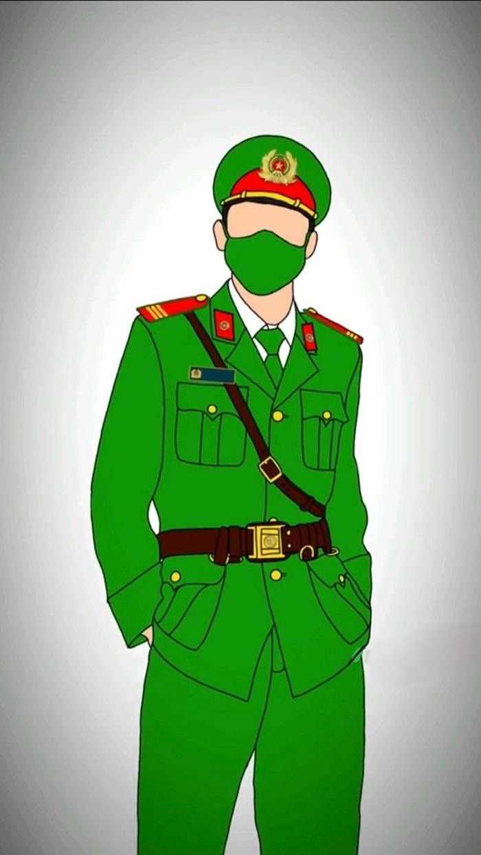 công an chibi đẹp
