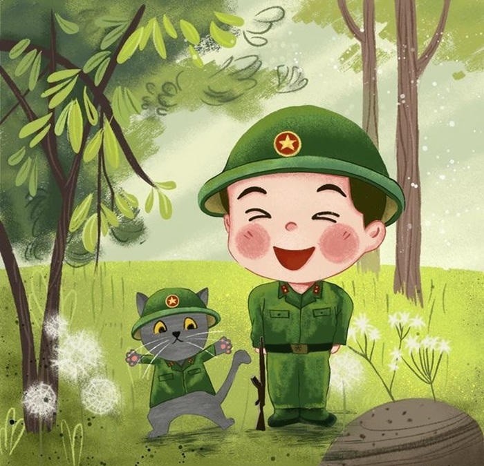 công an chibi siêu cute