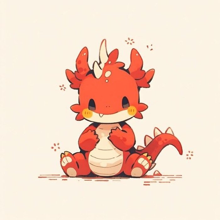 dragon chibi dễ thương