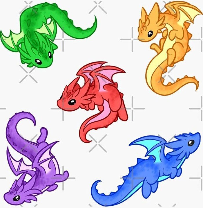 dragon chibi đẹp
