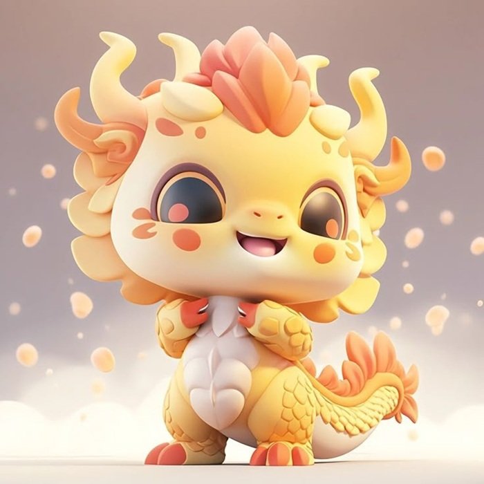 dragon chibi siêu đẹp