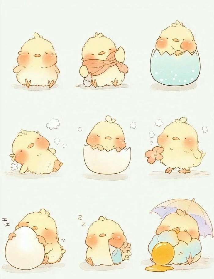 gà chibi cute nhất