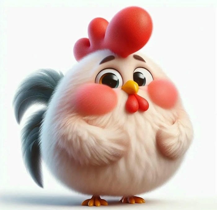 gà chibi đáng yêu