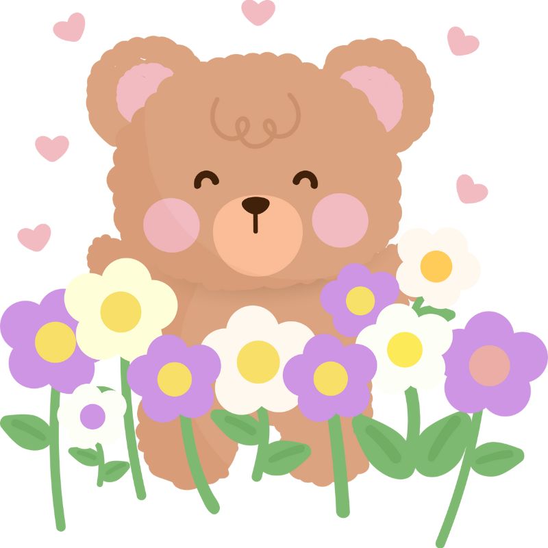 gấu chibi dễ thương