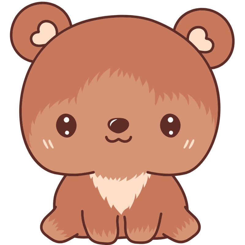 gấu chibi hd