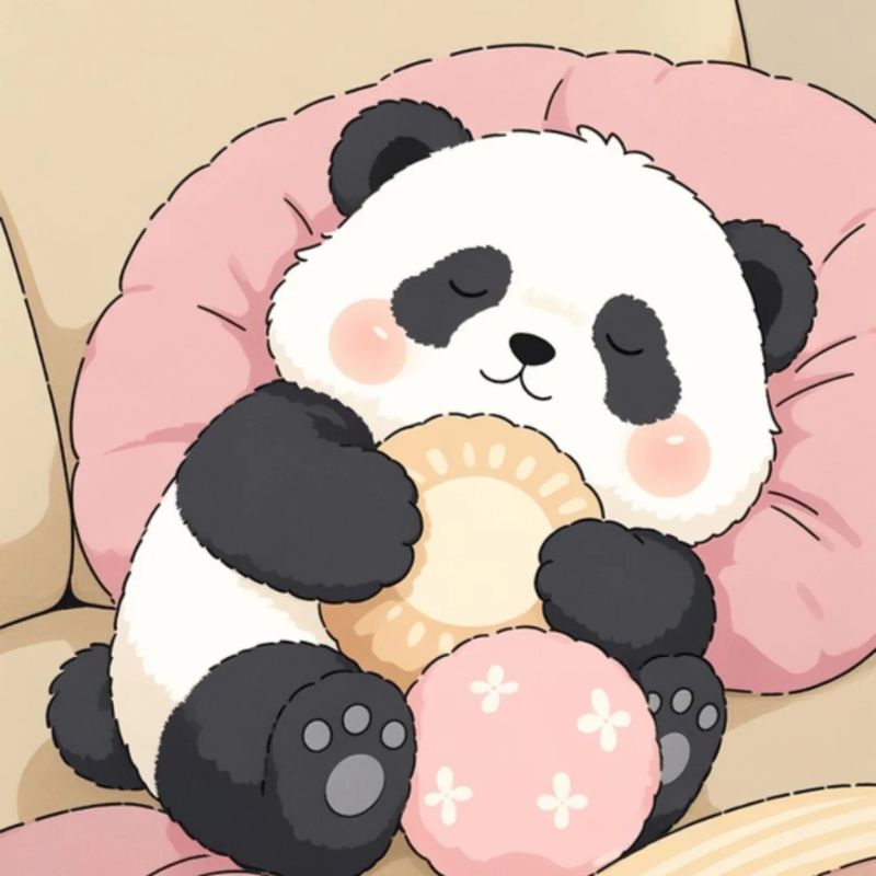 gấu trúc chibi 4k