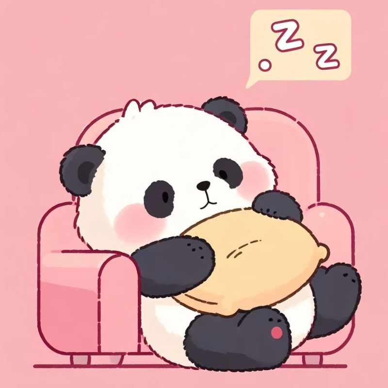gấu trúc chibi cute