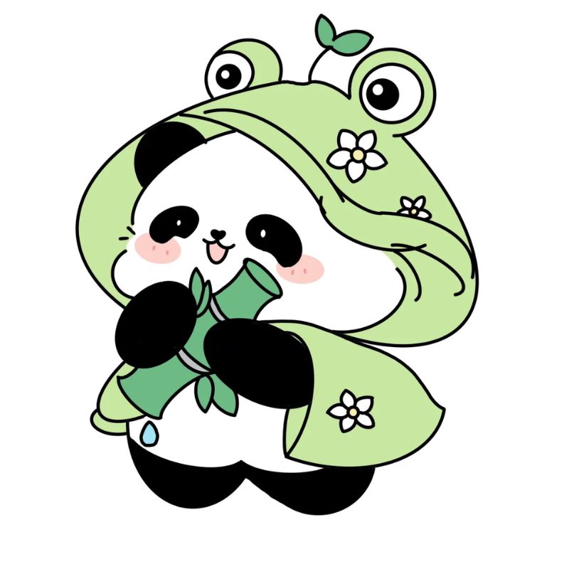 gấu trúc chibi