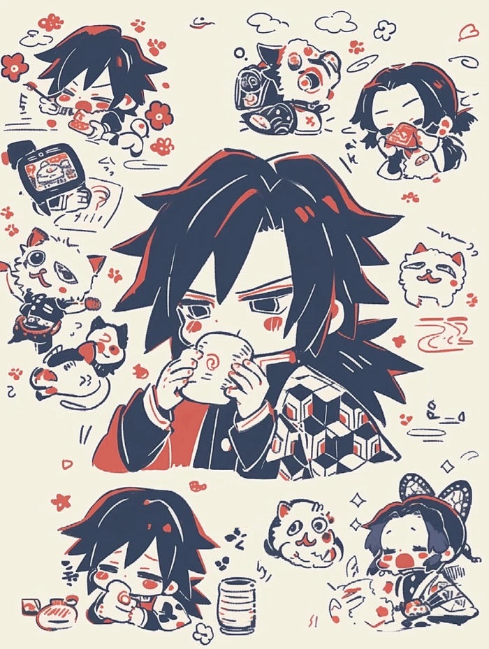 giyuu chibi siêu đẹp