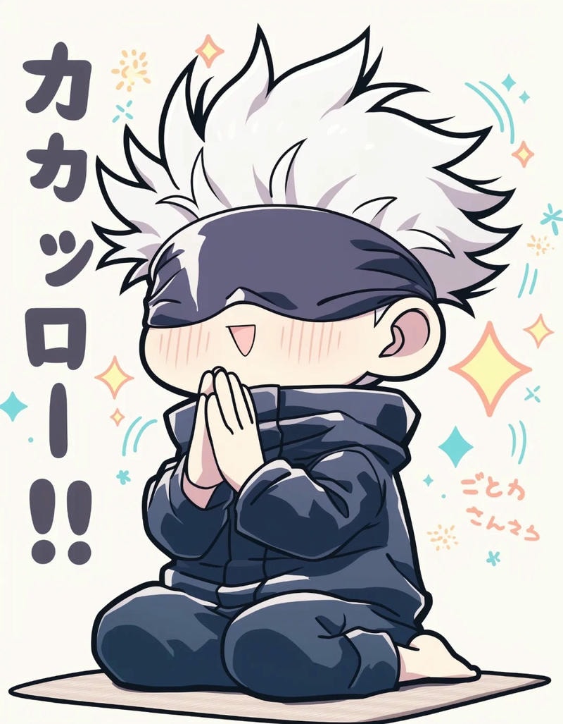 gojo chibi dễ thương