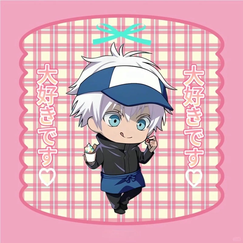 gojo chibi đội mũ