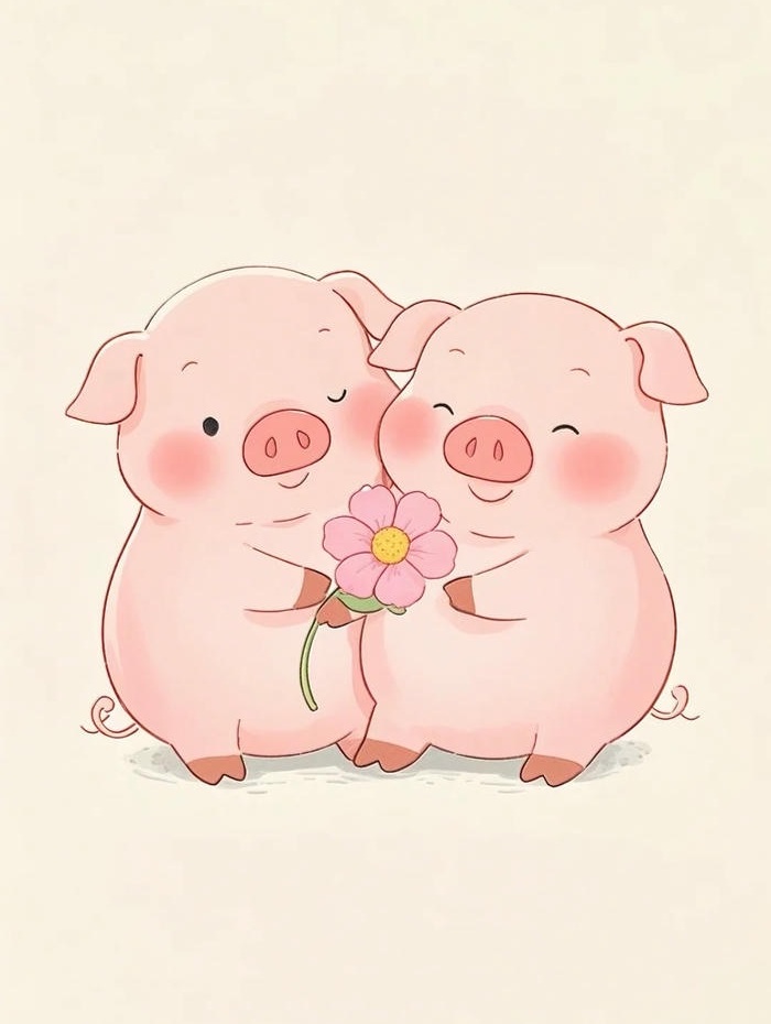 heo chibi đáng yêu cực