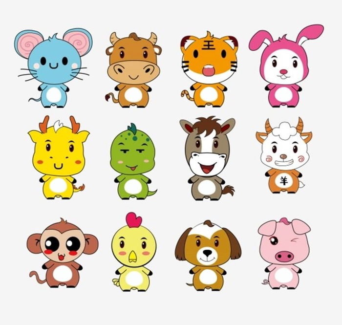 hình ảnh 12 con giáp chibi siêu đẹp