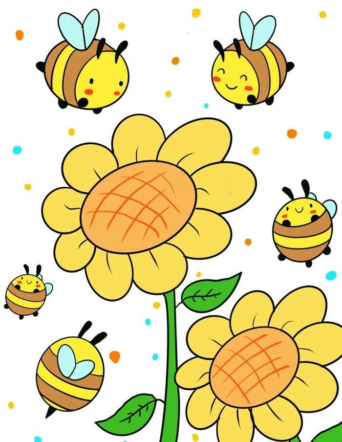 hình ảnh bee chibi