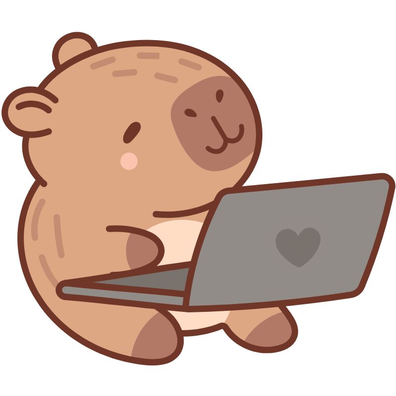 hình ảnh capybara chibi hd