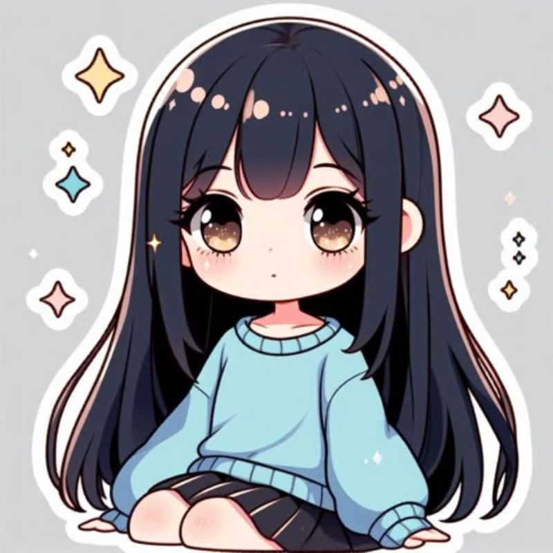 hình ảnh cô gái chibi