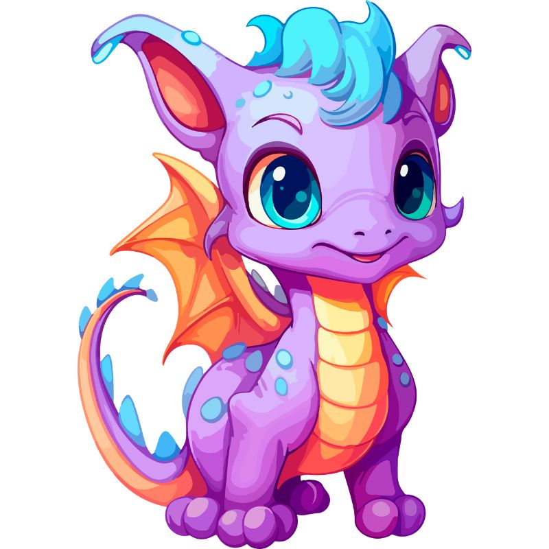 hình ảnh con rồng chibi