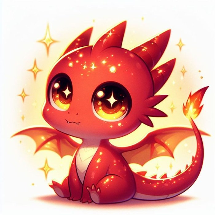 hình ảnh dragon chibi cute cực