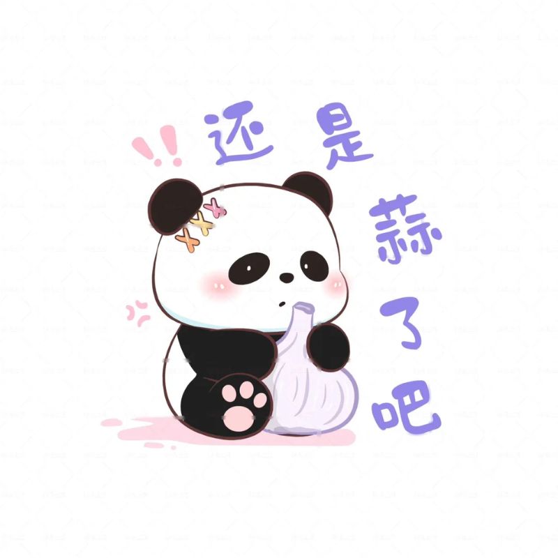 hình ảnh gấu trúc chibi dễ thương