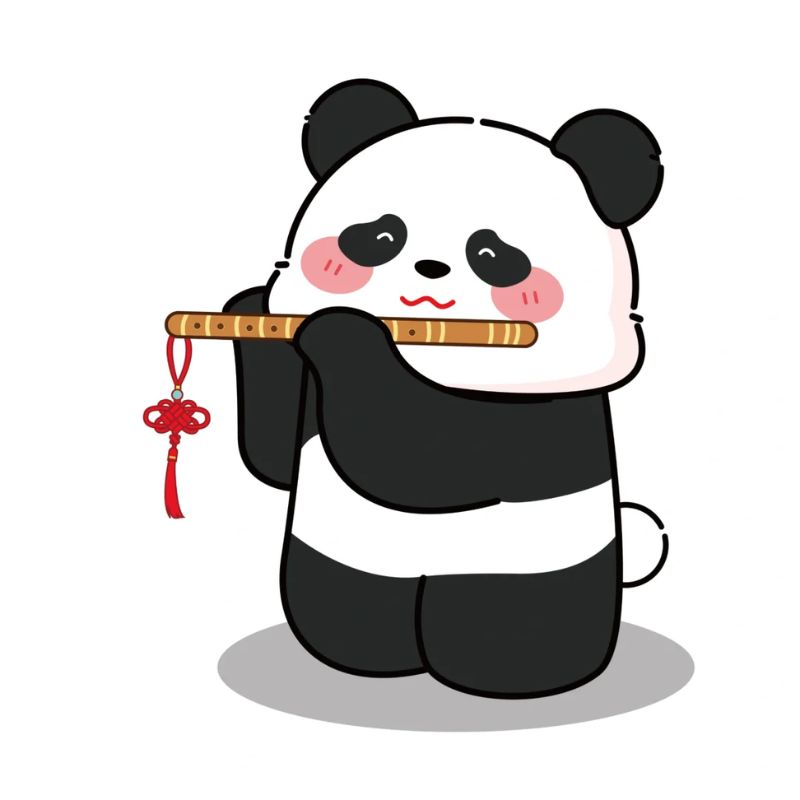 hình ảnh gấu trúc chibi đẹp nhất