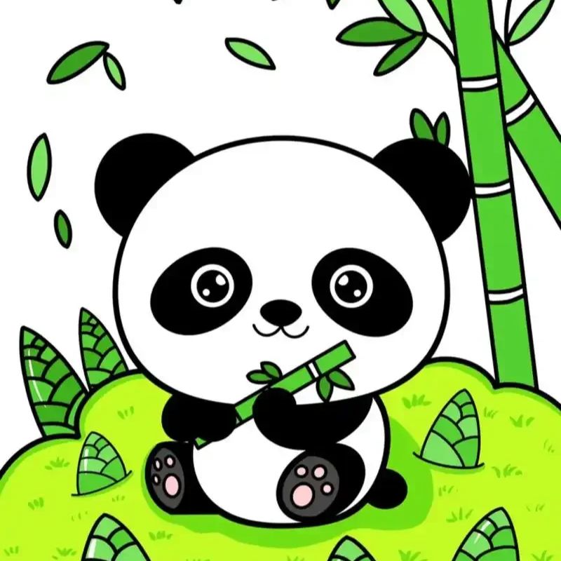hình ảnh gấu trúc chibi hd