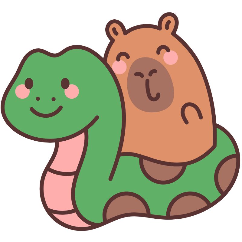 hình ảnh hình capybara chibi 4k