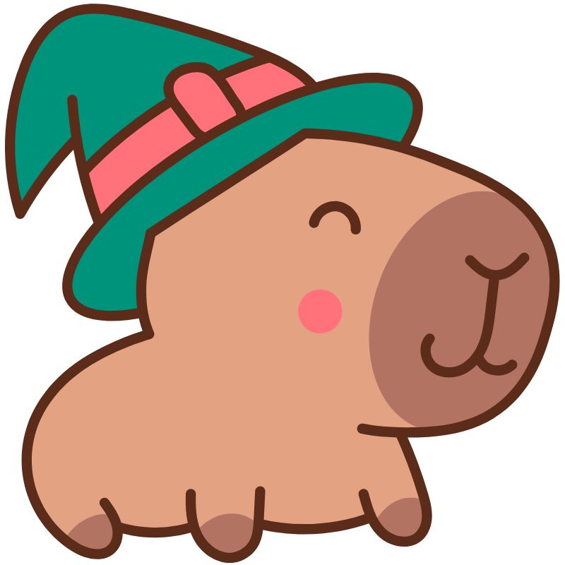 hình ảnh hình capybara chibi cực đẹp