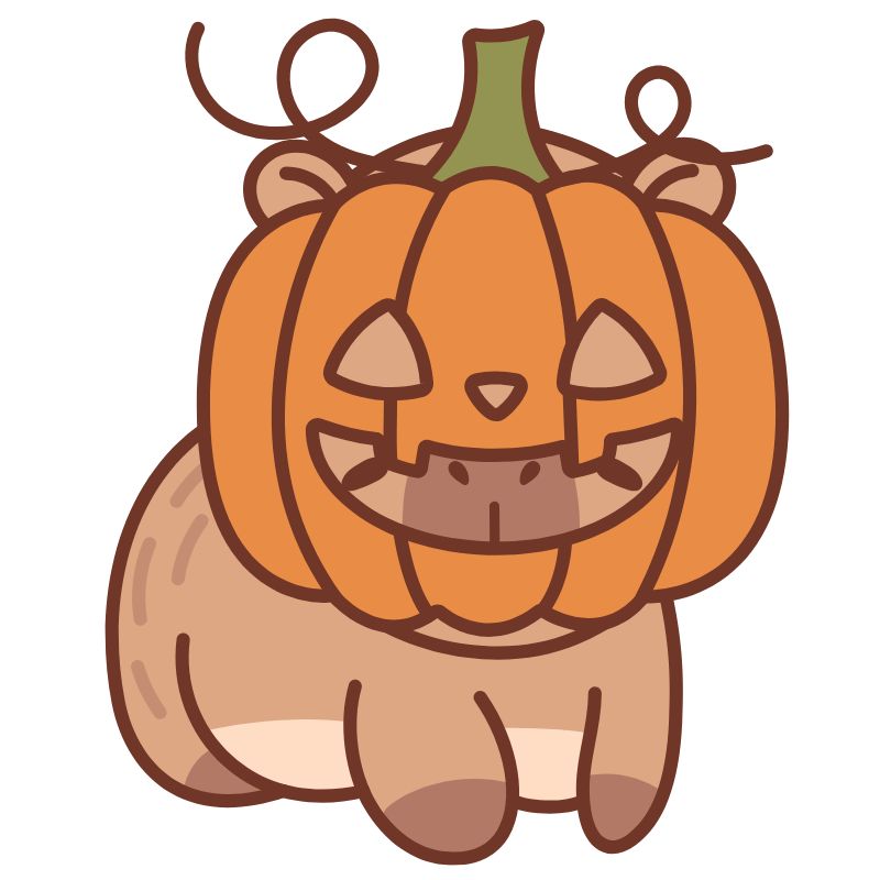 hình ảnh hình capybara chibi hd