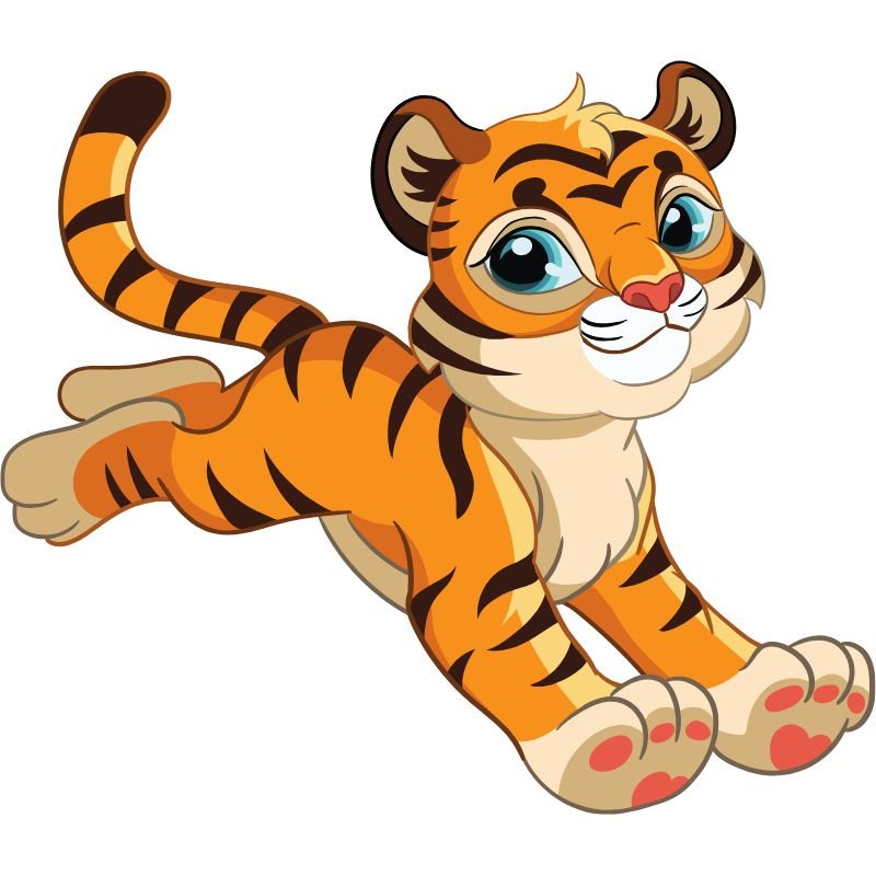 hình ảnh hổ chibi cute