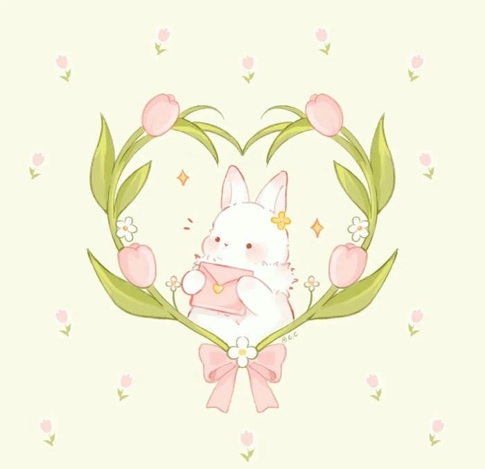 hinh anh hoa tulip chibi đep nhat
