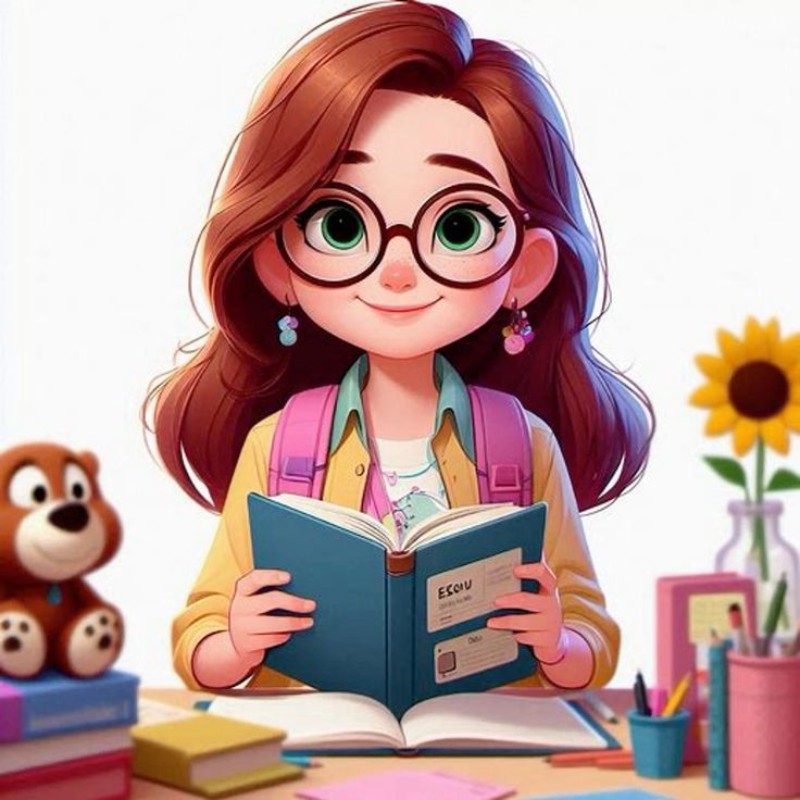 hình ảnh học sinh chibi siêu đáng yêu