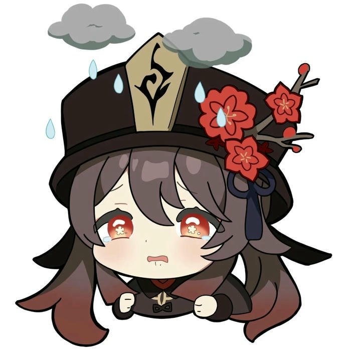 hình ảnh hutao chibi cực đáng yêu