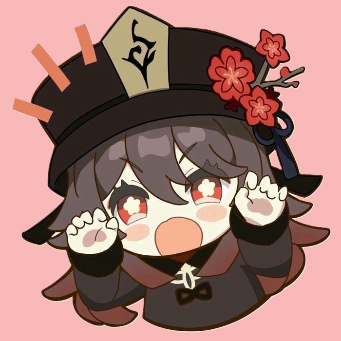 hình ảnh hutao chibi cực dễ thương