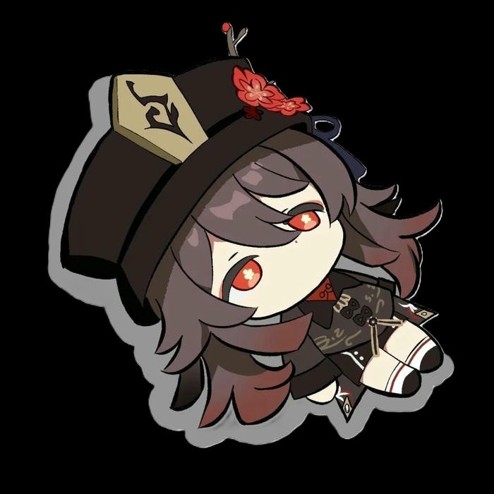 hình ảnh hutao chibi cute