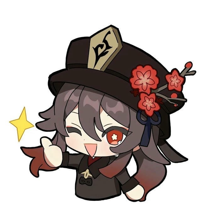 hình ảnh hutao chibi đẹp