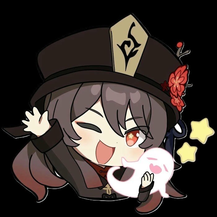 hình ảnh hutao chibi