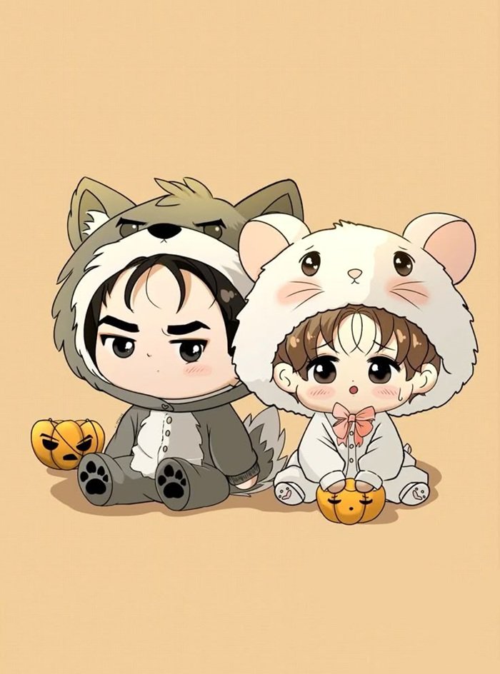 hình ảnh kim dan chibi cực cute