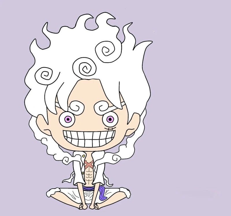 hình ảnh luffy chibi 3d