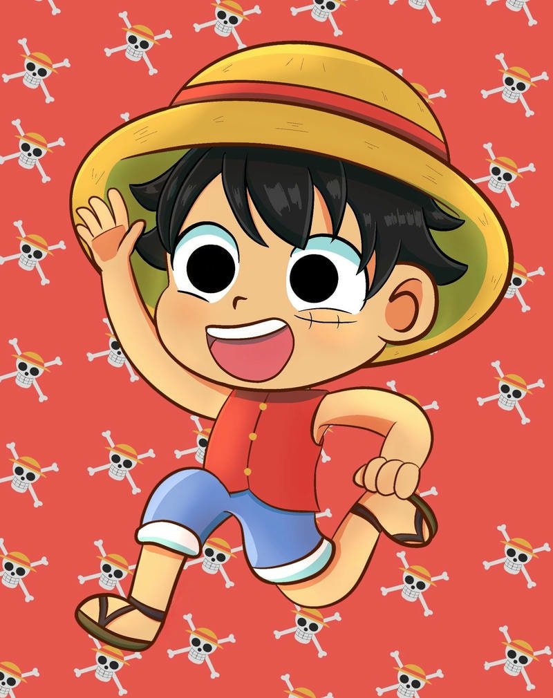 hình ảnh luffy chibi cute