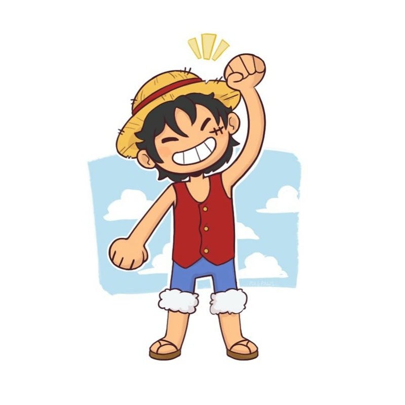 hình ảnh luffy chibi dễ thương