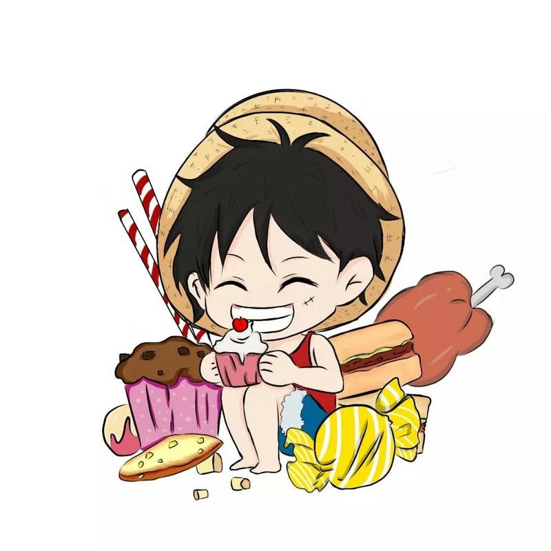 hình ảnh luffy chibi hd