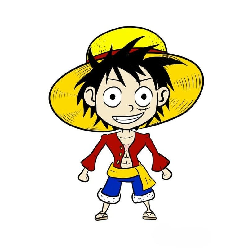 hình ảnh luffy chibi siêu đẹp