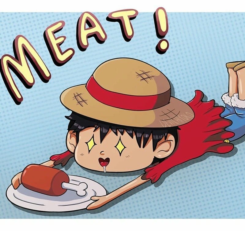 hình ảnh luffy chibi