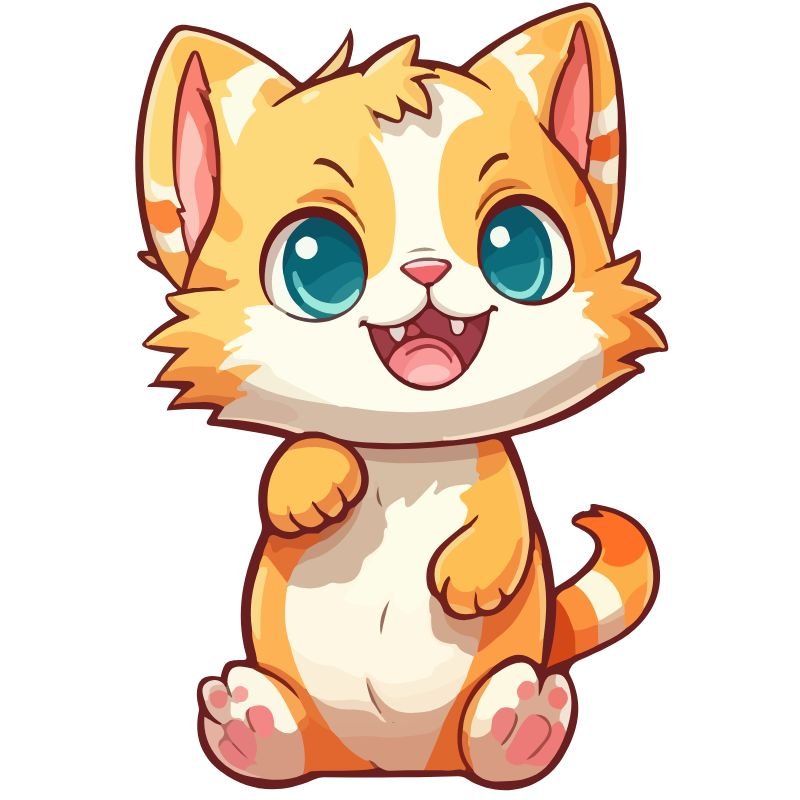 hình ảnh mèo chibi đẹp