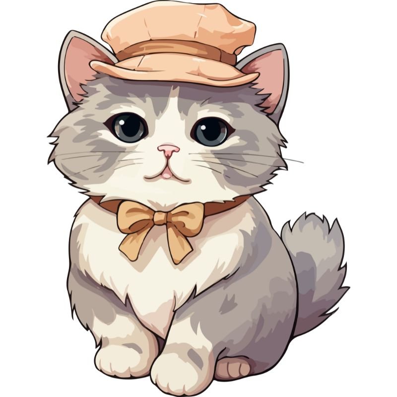 hình ảnh mèo chibi hd